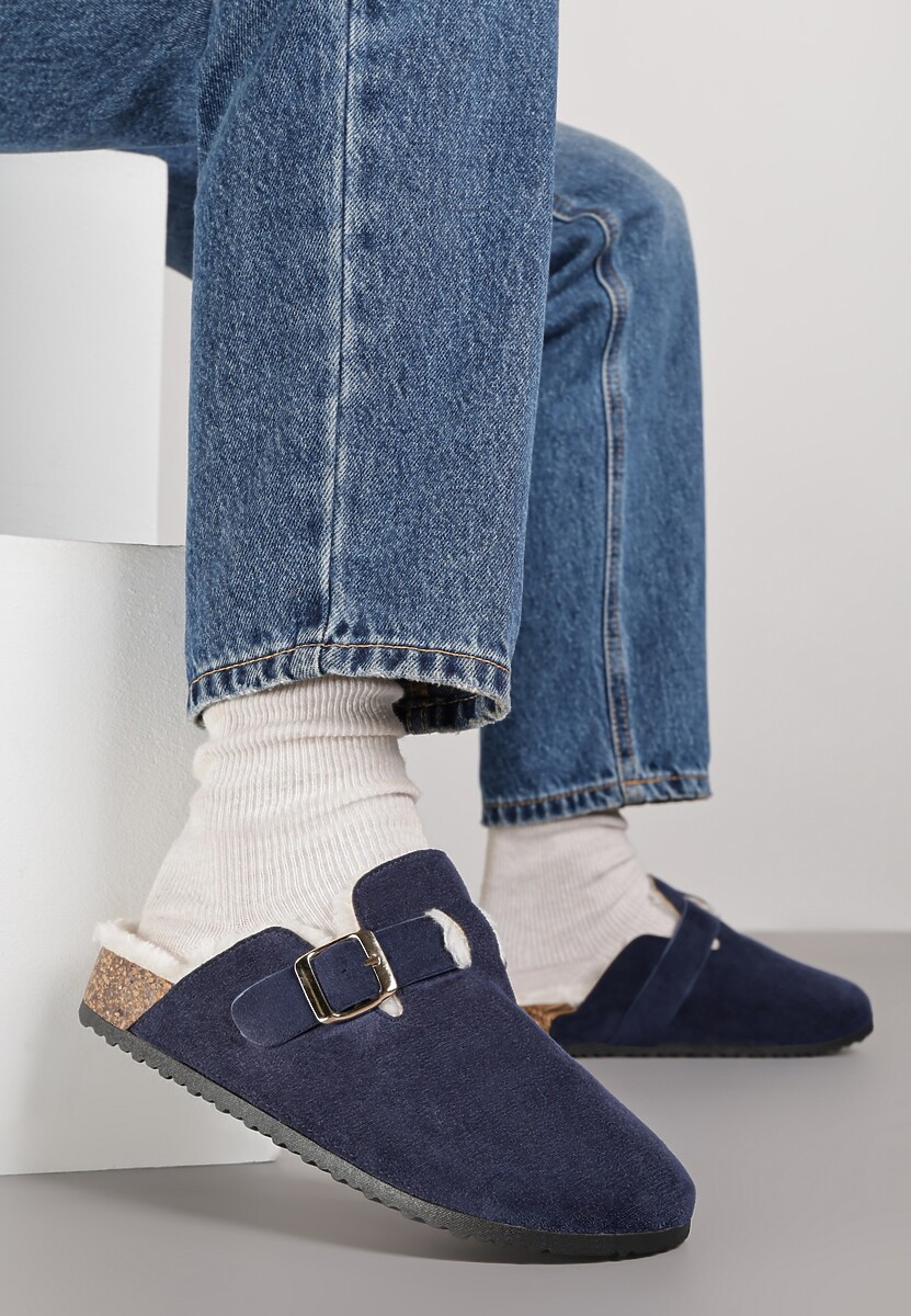Papuci de casă Bleumarin 2