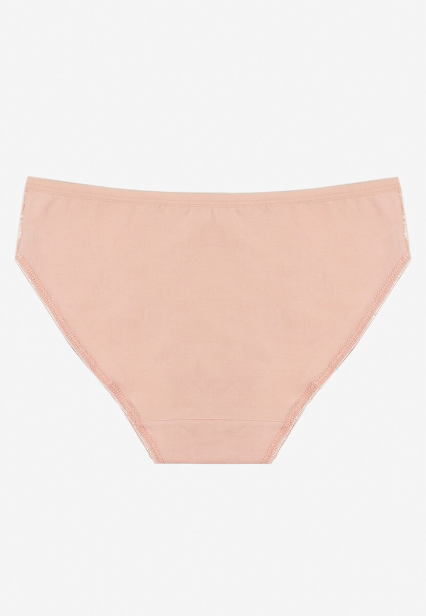 Różowe Bawełniane Majtki Figi o Klasycznym Fasonie Venalice 2