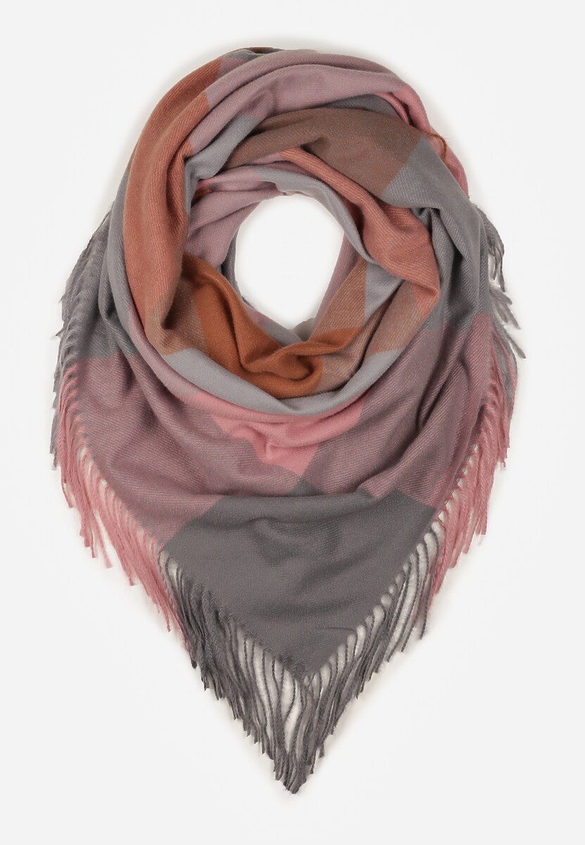 Różowo-Granatowy Szalik Saltorin 1