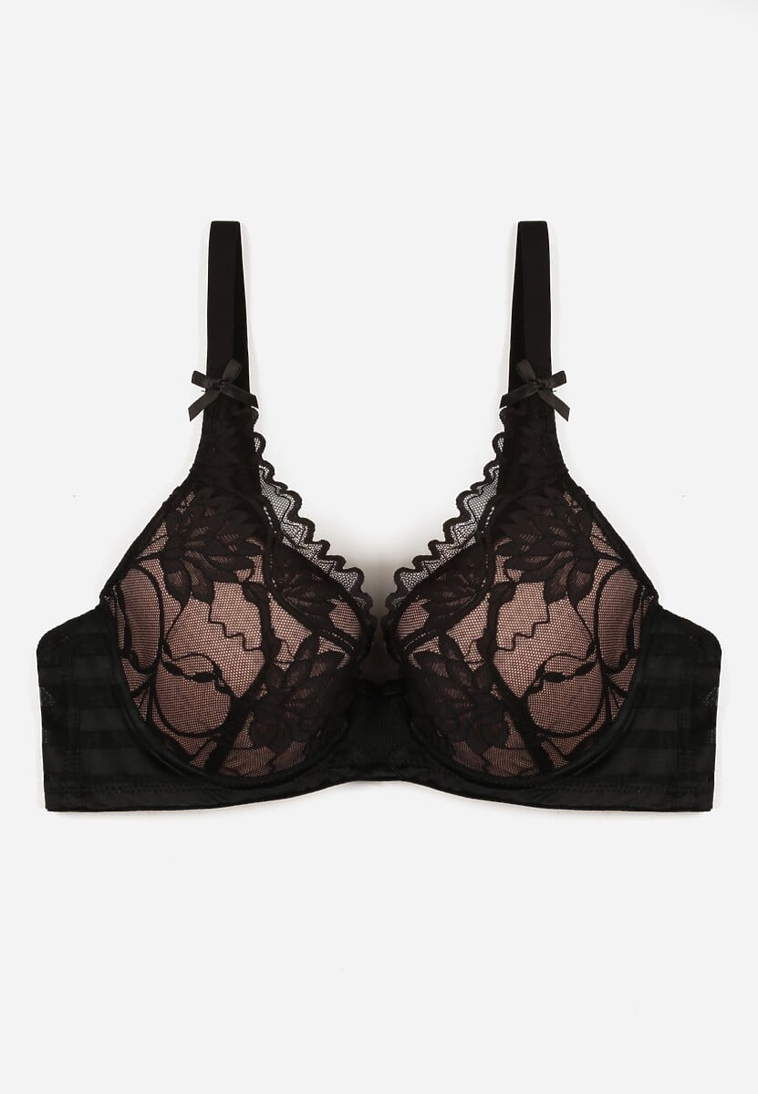 Sutien Seregune Negru cu bej 1