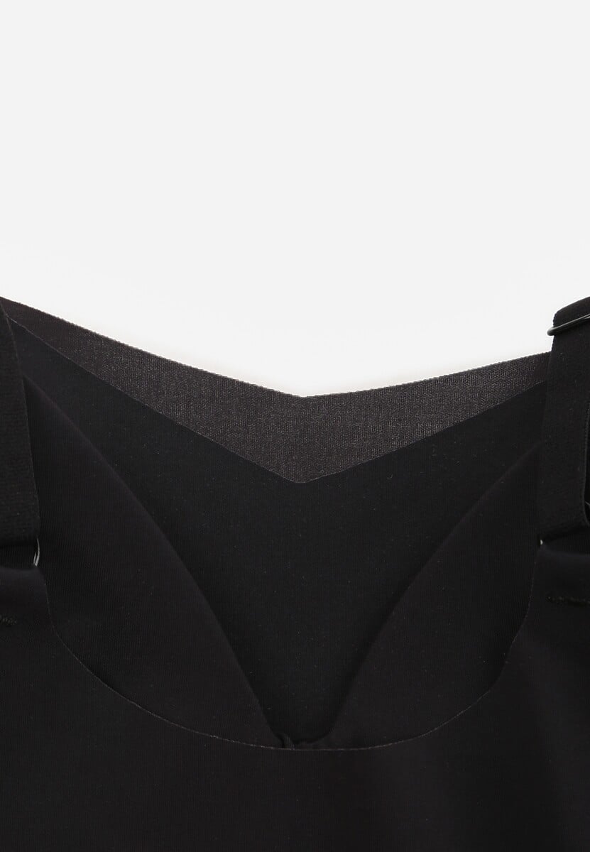 Czarny Usztywniany Biustonosz o Bezszwowym Wykończeniu Bez Fiszbin Leanoreth 3