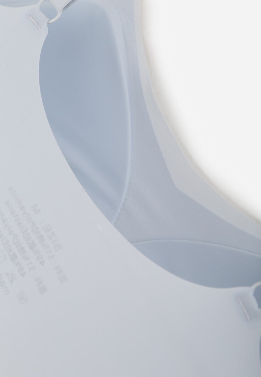 Niebieski Usztywniany Biustonosz o Bezszwowym Wykończeniu Bez Fiszbin Leanoreth 3