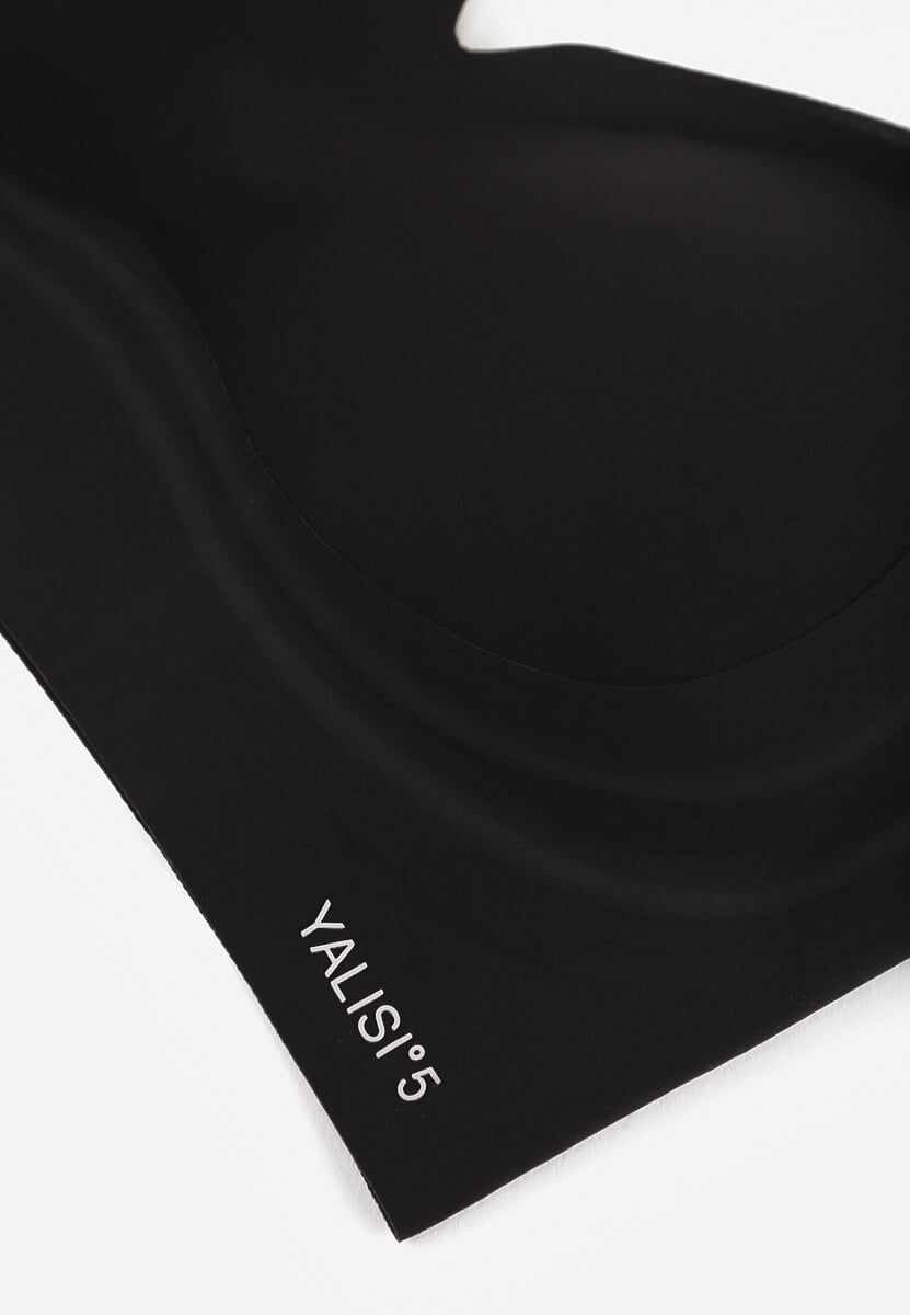 Czarny Elastyczny Biustonosz Bezszwowy Bez Fiszbin Edaelia 4