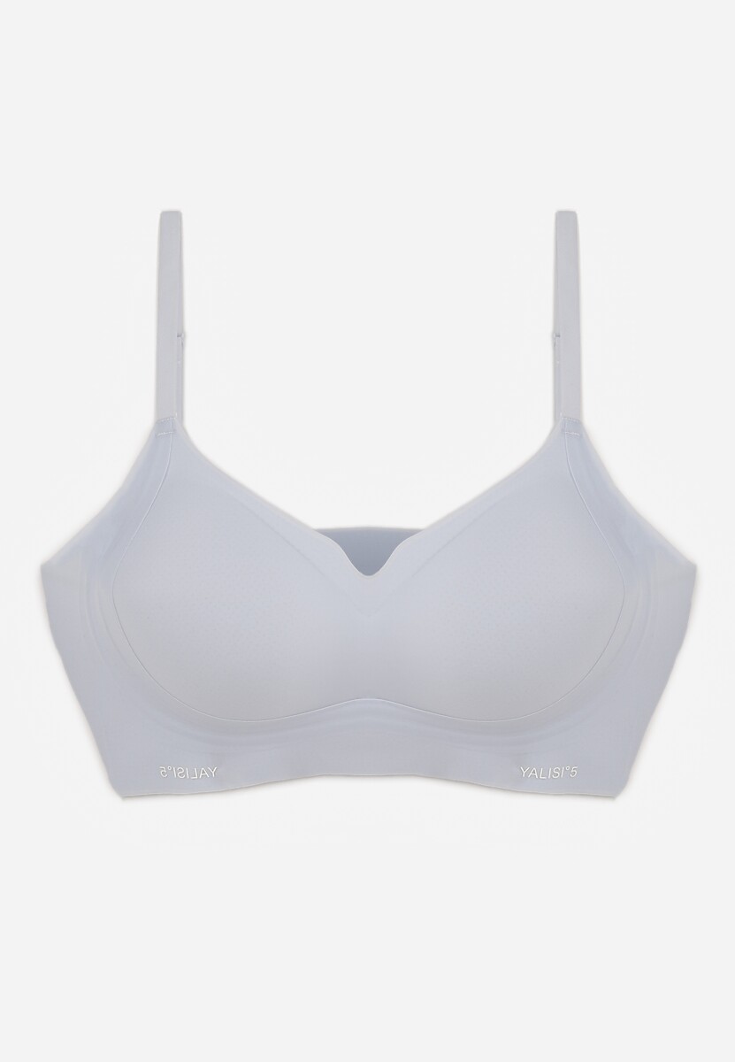 Niebieski Elastyczny Biustonosz Bezszwowy Bez Fiszbin Edaelia 2