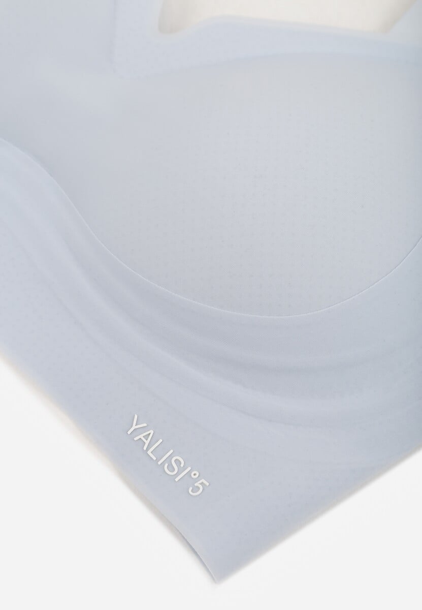 Niebieski Elastyczny Biustonosz Bezszwowy Bez Fiszbin Edaelia 4