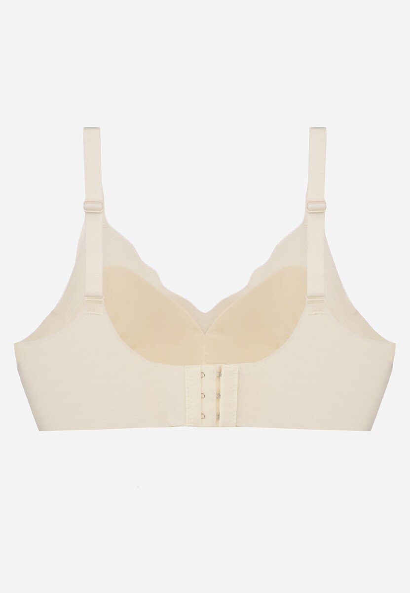 Jasnobeżowy Bezszwowy Biustonosz z Usztywnieniem Bez Fiszbin Zeritha 2