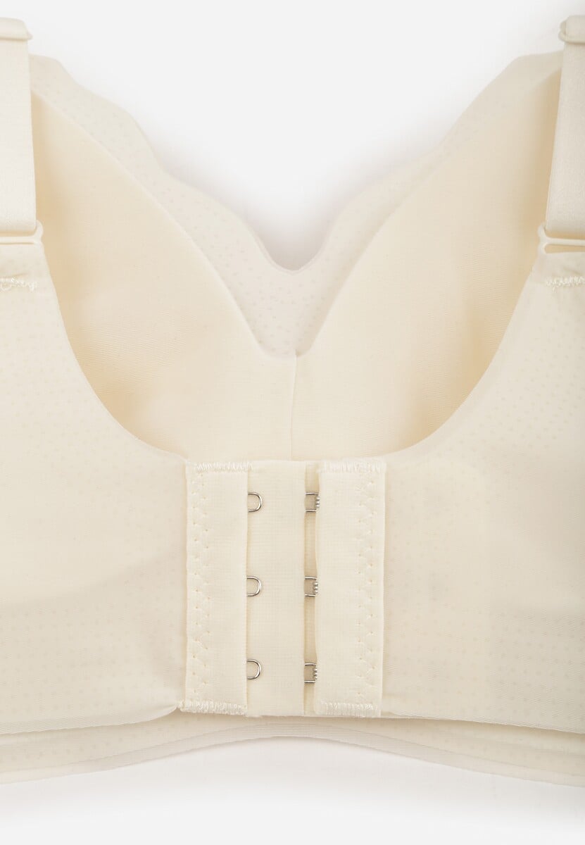 Jasnobeżowy Bezszwowy Biustonosz z Usztywnieniem Bez Fiszbin Zeritha 3