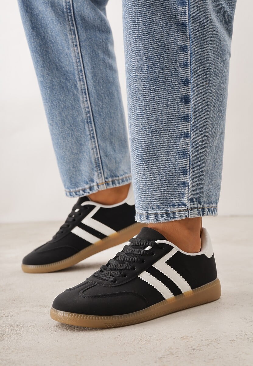 Czarne Sneakersy Typu Klasyczne Tenisówki Kilice 2