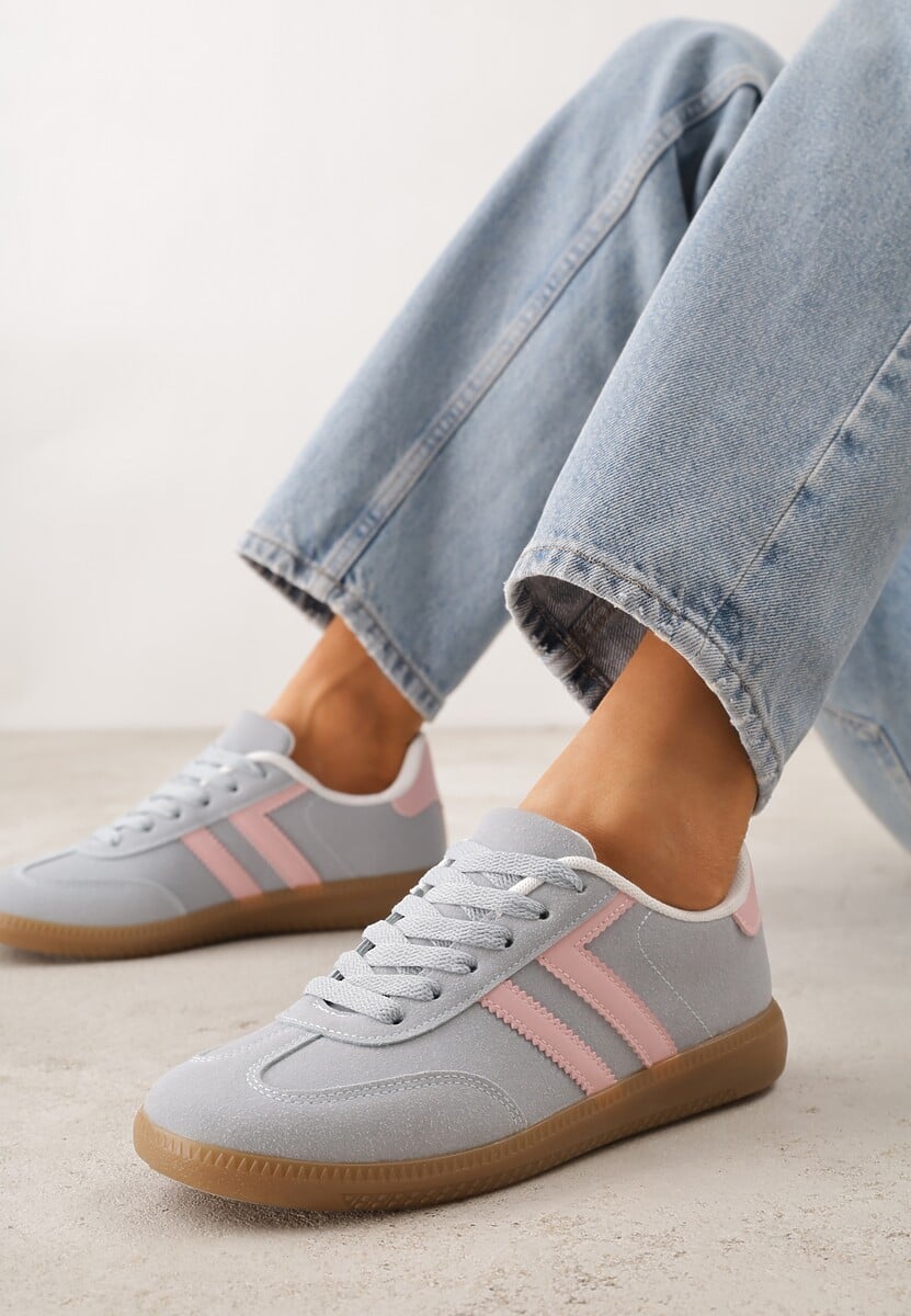 Niebieskie Sneakersy Typu Klasyczne Tenisówki Kilice 2