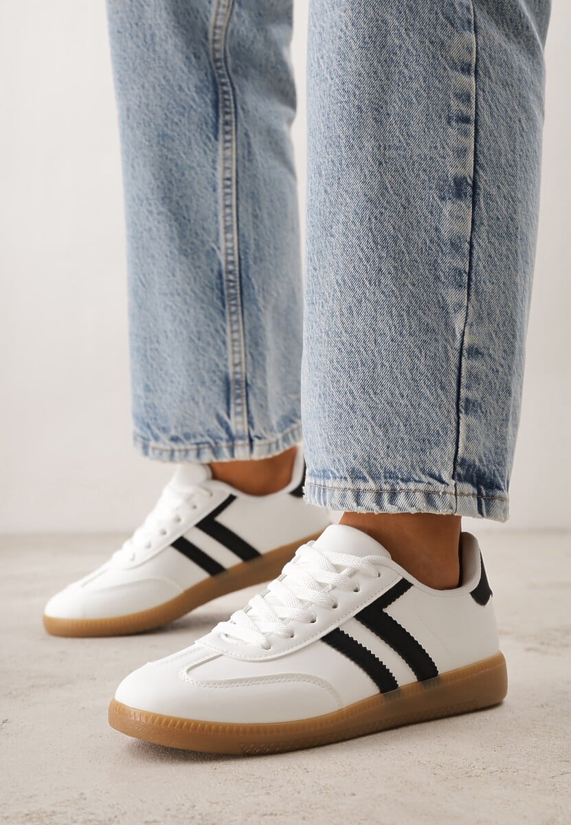 Białe Sneakersy Typu Klasyczne Tenisówki Kilice 2