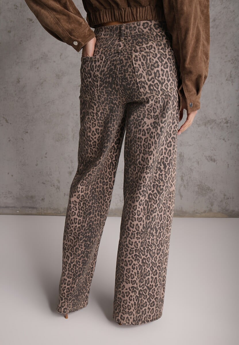 Blugi Saliritia Imprimeu leopard 3