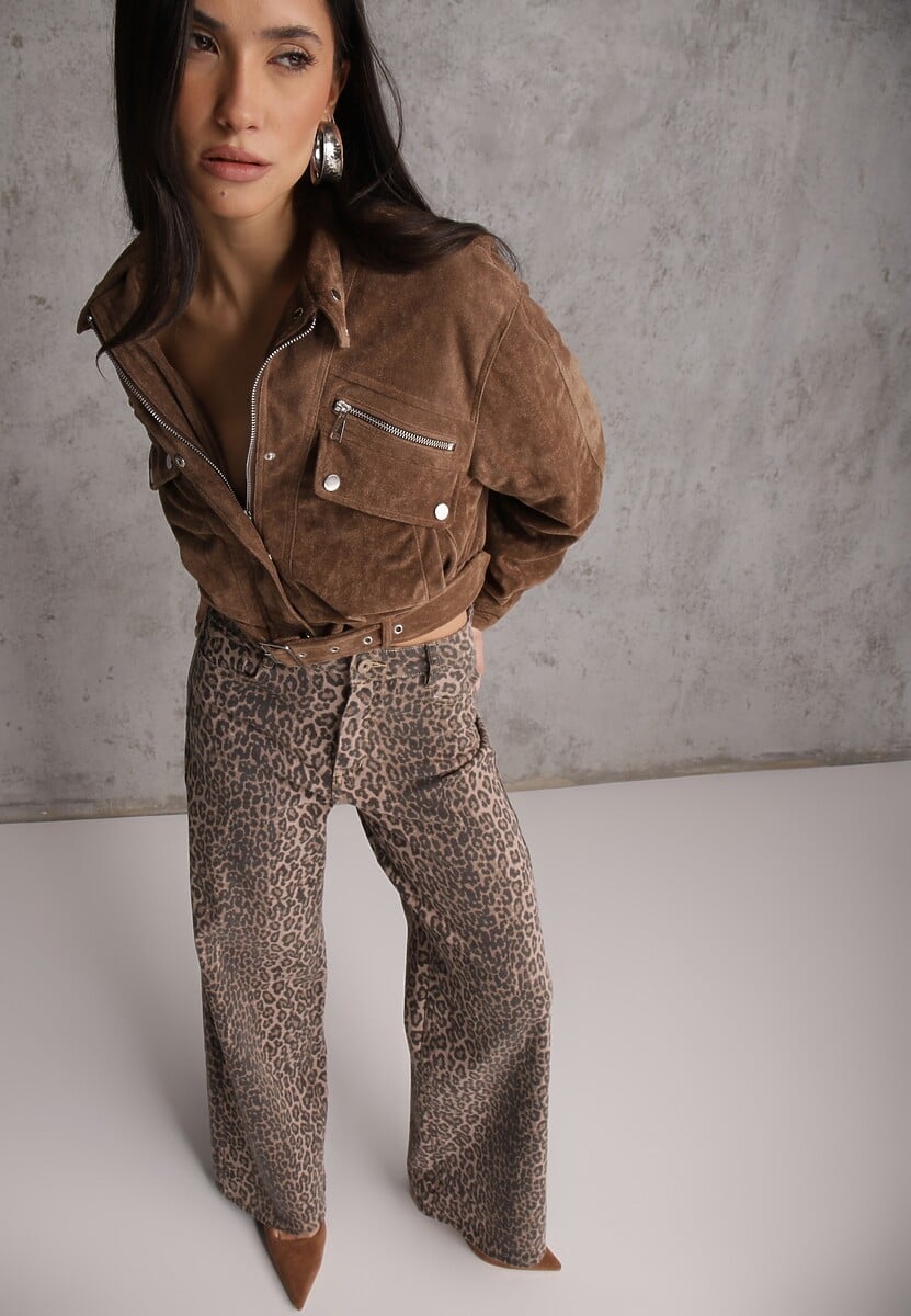 Blugi Saliritia Imprimeu leopard 1