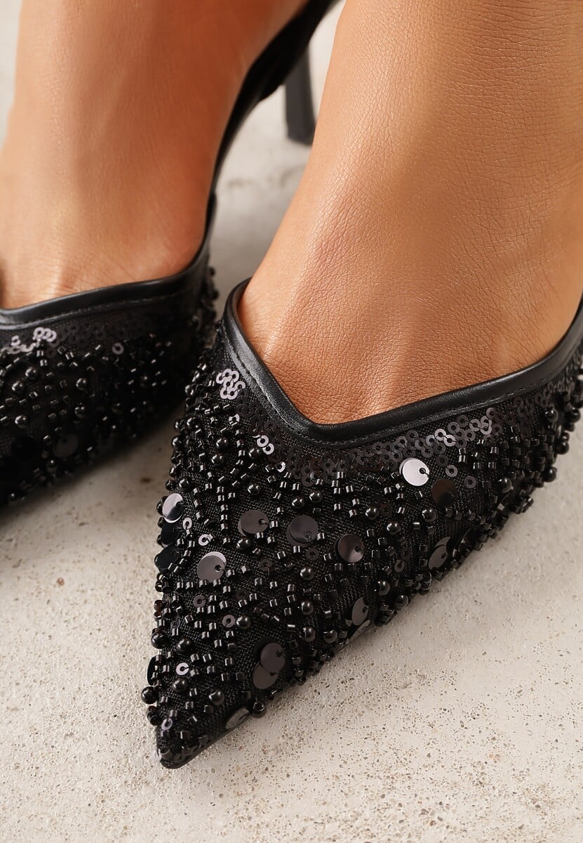 Pantofi stiletto Vikiraie Negri 3