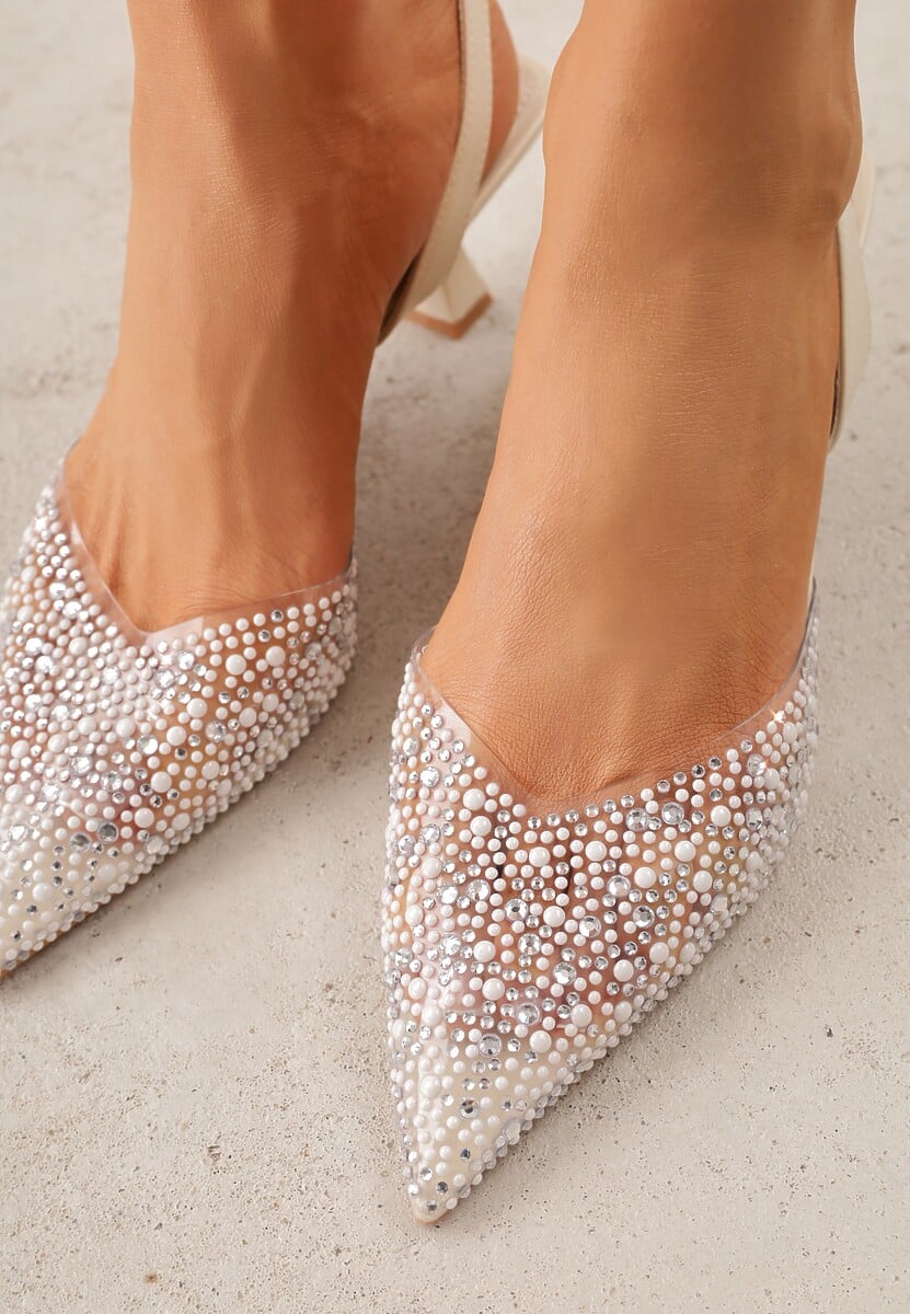 Pantofi cu toc Karenetia Bej 3