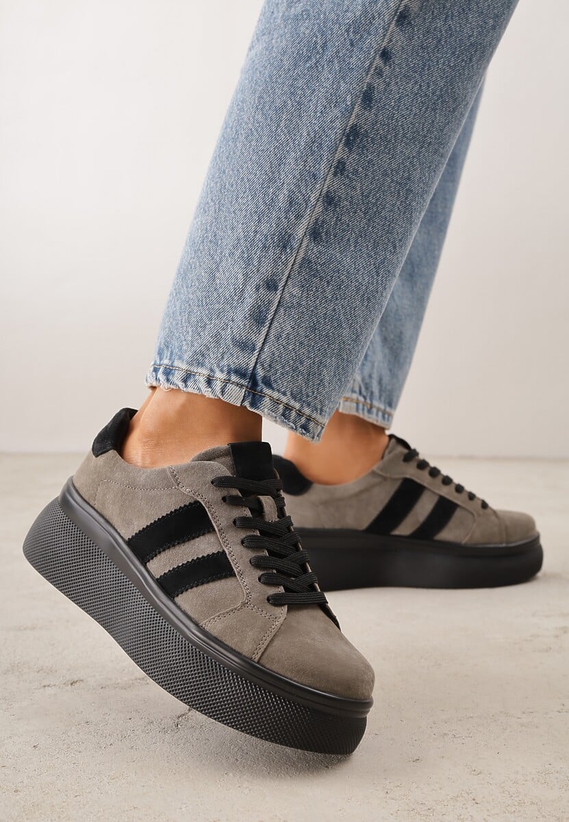 Sneakers Teskara Teslara Bej închis 2