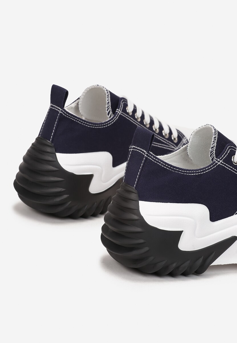 Granatowe Trampki Euphale 4