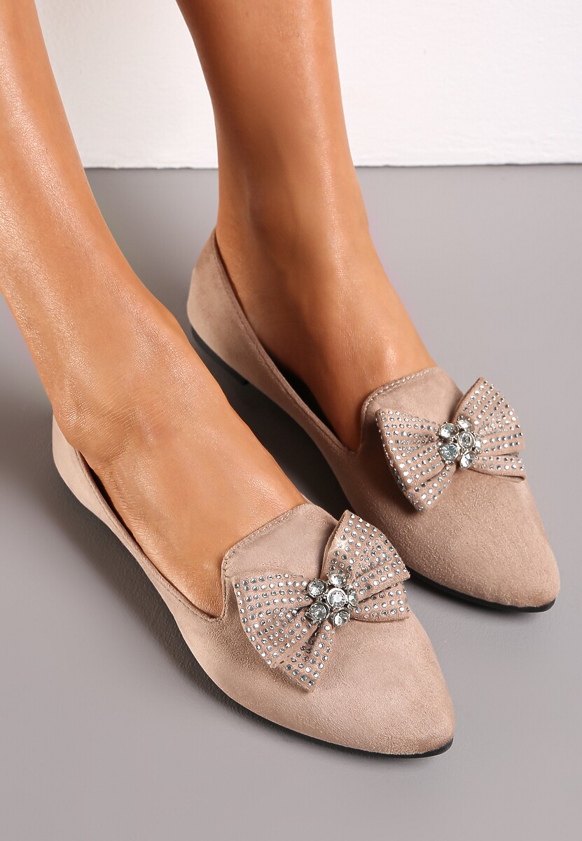 Fioletowe Balerinki Hela 1