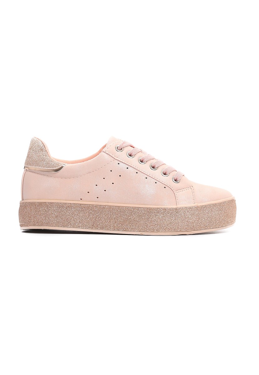 Różowe Buty Sportowe Yearningly 3
