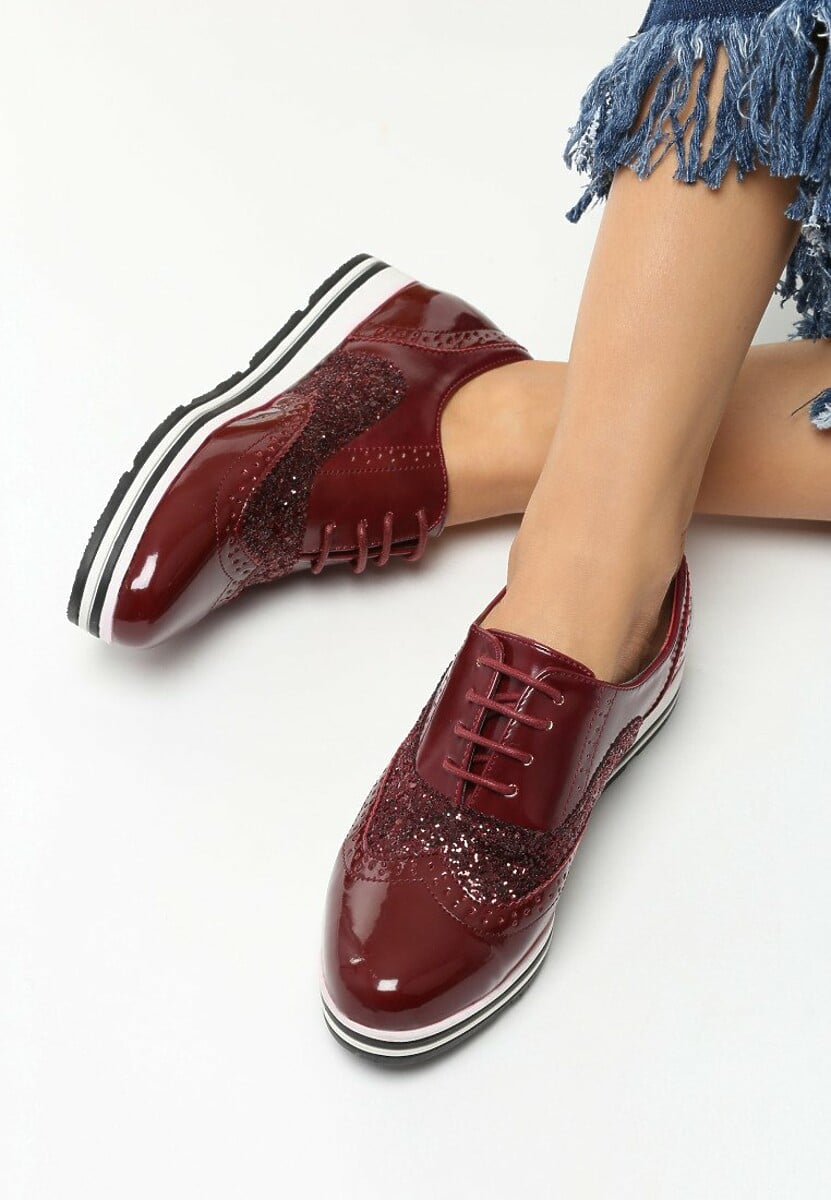 Bordowe Półbuty Reily 1