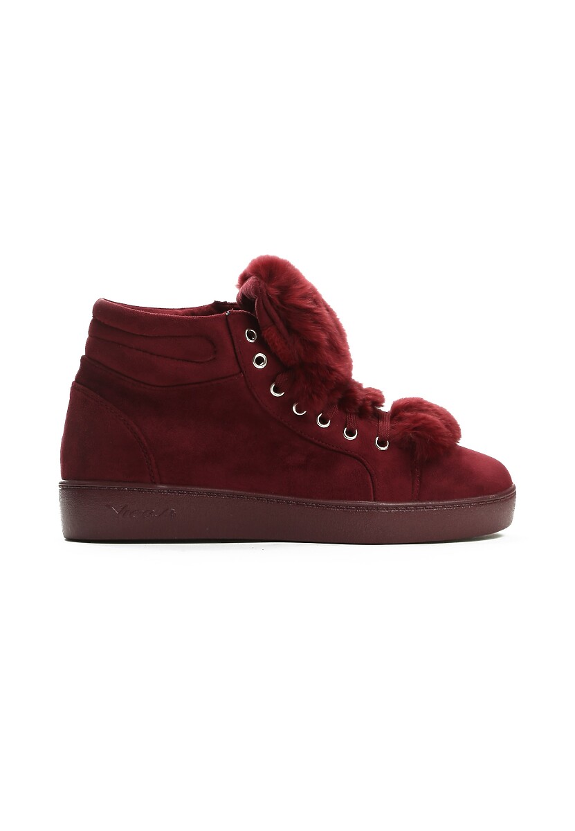 Bordowe Sneakersy Taryn 3