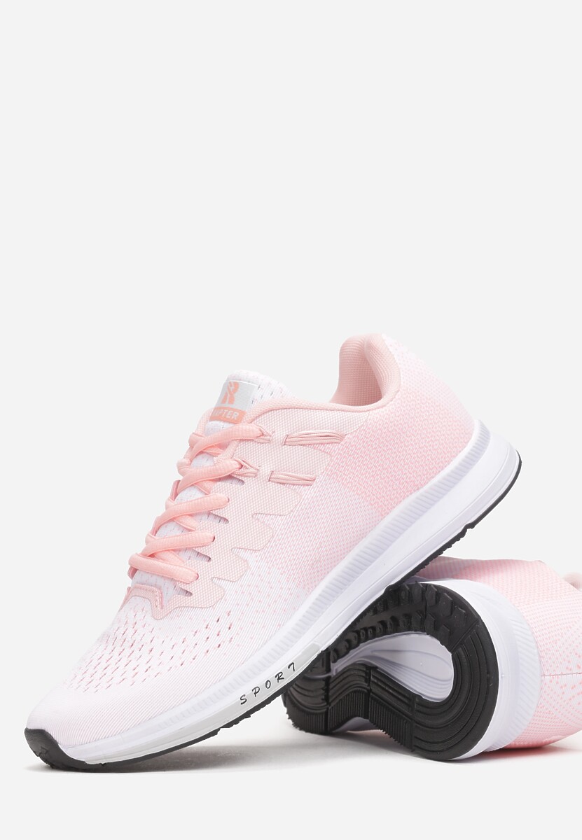 Biało-Różowe Buty Sportowe Hypnotized