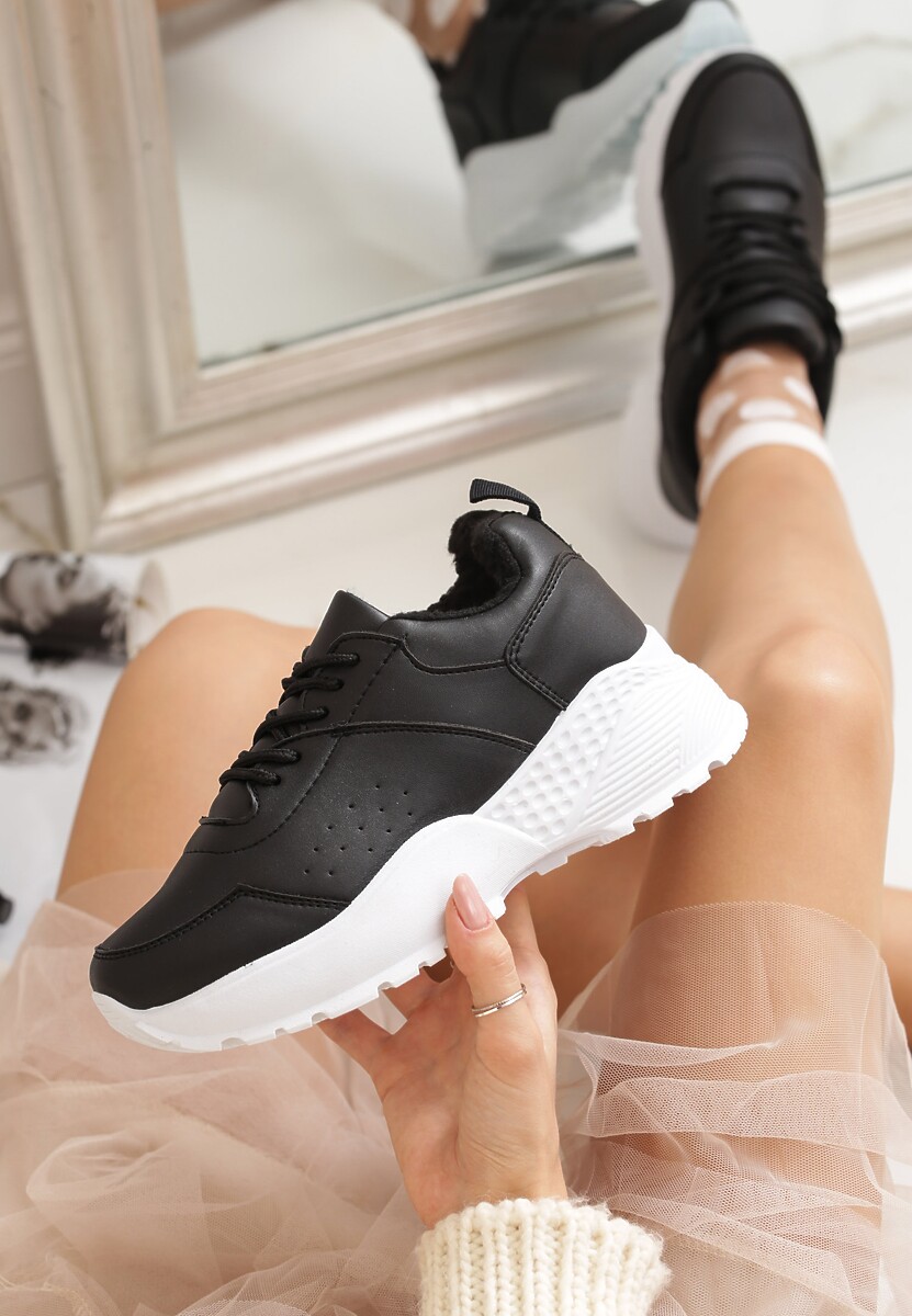 Czarno-Białe Sneakersy Baker 1