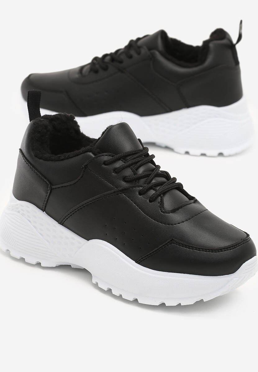 Czarno-Białe Sneakersy Baker 4