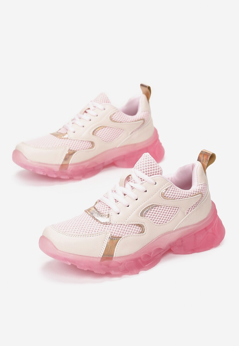 Różowe Sneakersy Brethyse