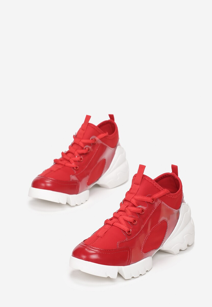 Czerwone Sneakersy Athizithe