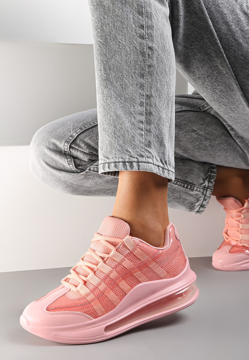 Różowe Sneakersy Gineros