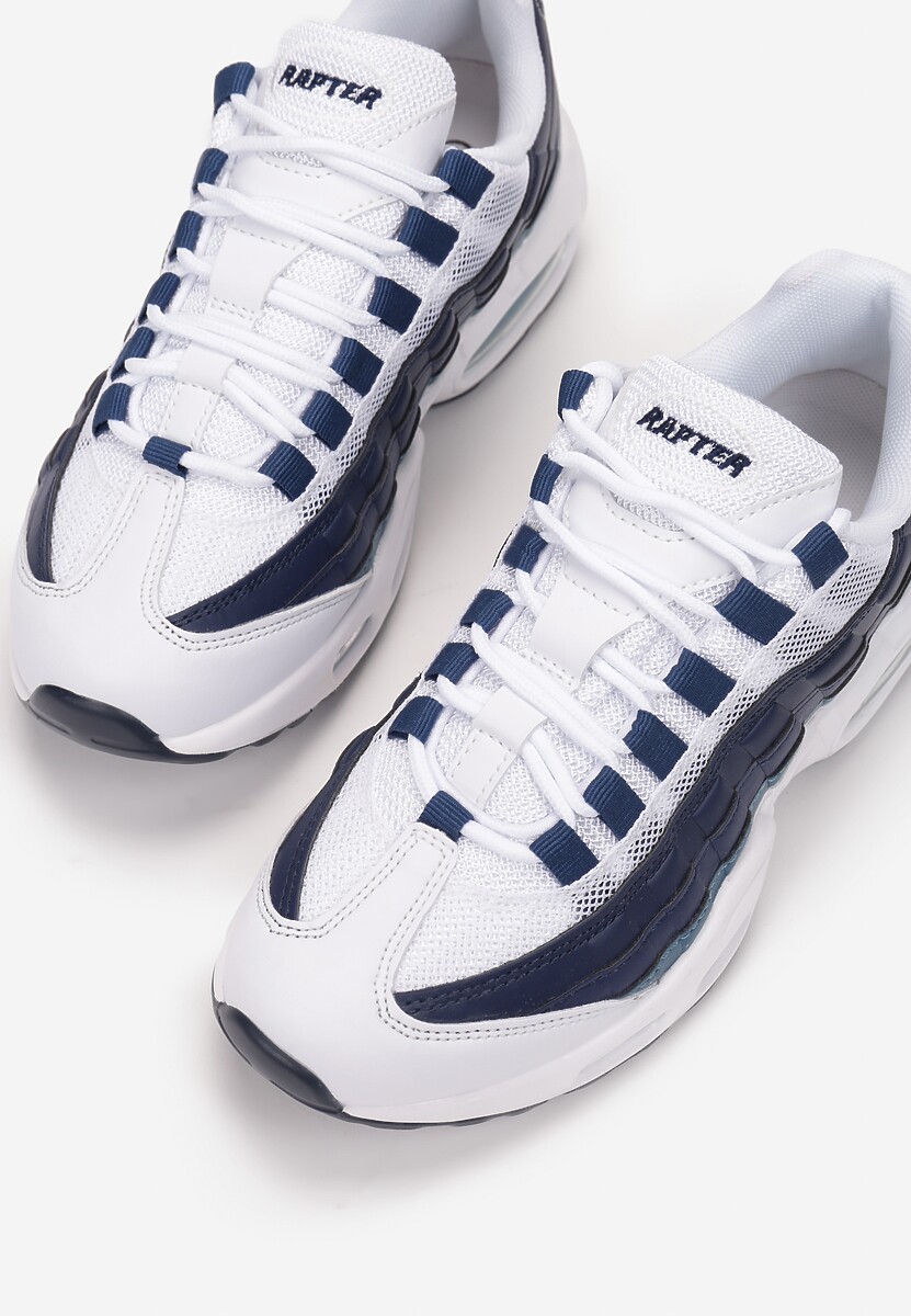 Biało-Granatowe Sneakersy Avagune