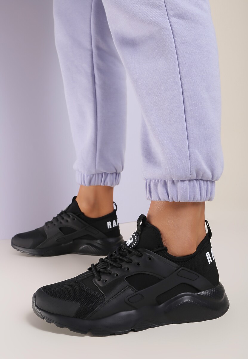 Czarne Buty Sportowe Rhelvynia 1
