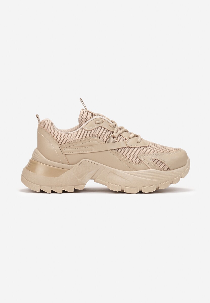Ciemnobeżowe Sneakersy Dorameia 3