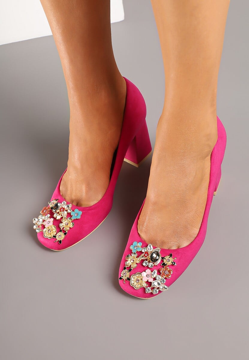 Pantofi cu toc Arutia Fucsia 3