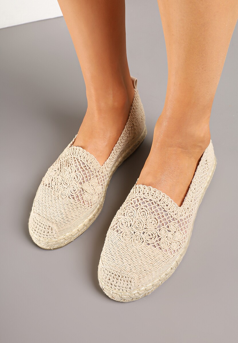 Espadrile Finselina Bej 3