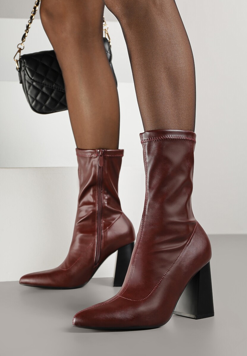 Botine Nevitte Bordo 1