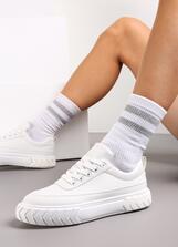 Białe Sneakersy Aegippe