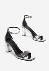 Srebrne Sandały Kendall + Kylie Glamourous