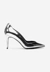 Srebrne Szpilki Kendall + Kylie Rivet