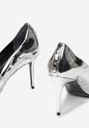 Srebrne Szpilki Kendall + Kylie Rivet