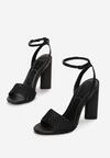 Czarne Sandały Kendall + Kylie Wreathe