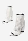 Białe Botki Kendall + Kylie Openwork