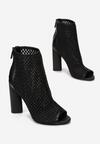 Czarne Botki Kendall + Kylie Openwork