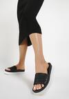 Czarne Klapki Kendall + Kylie Monochrome
