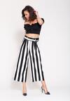 Czarne Spodnie Linear Stripes