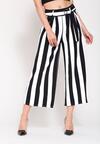 Czarne Spodnie Linear Stripes