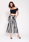 Czarne Spodnie Linear Stripes