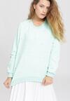 Miętowa Bluza White Pearl