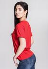 Czerwony T-shirt Technology