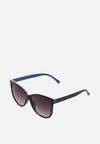 Czarno-Niebieskie Okulary Impasto